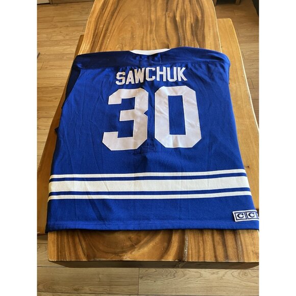 Terry Sawchuk Toronto Maple Leafs 1967 Stanley Cup CCM XXL Jersey W/Fight Strap - Picture 11 of 15
